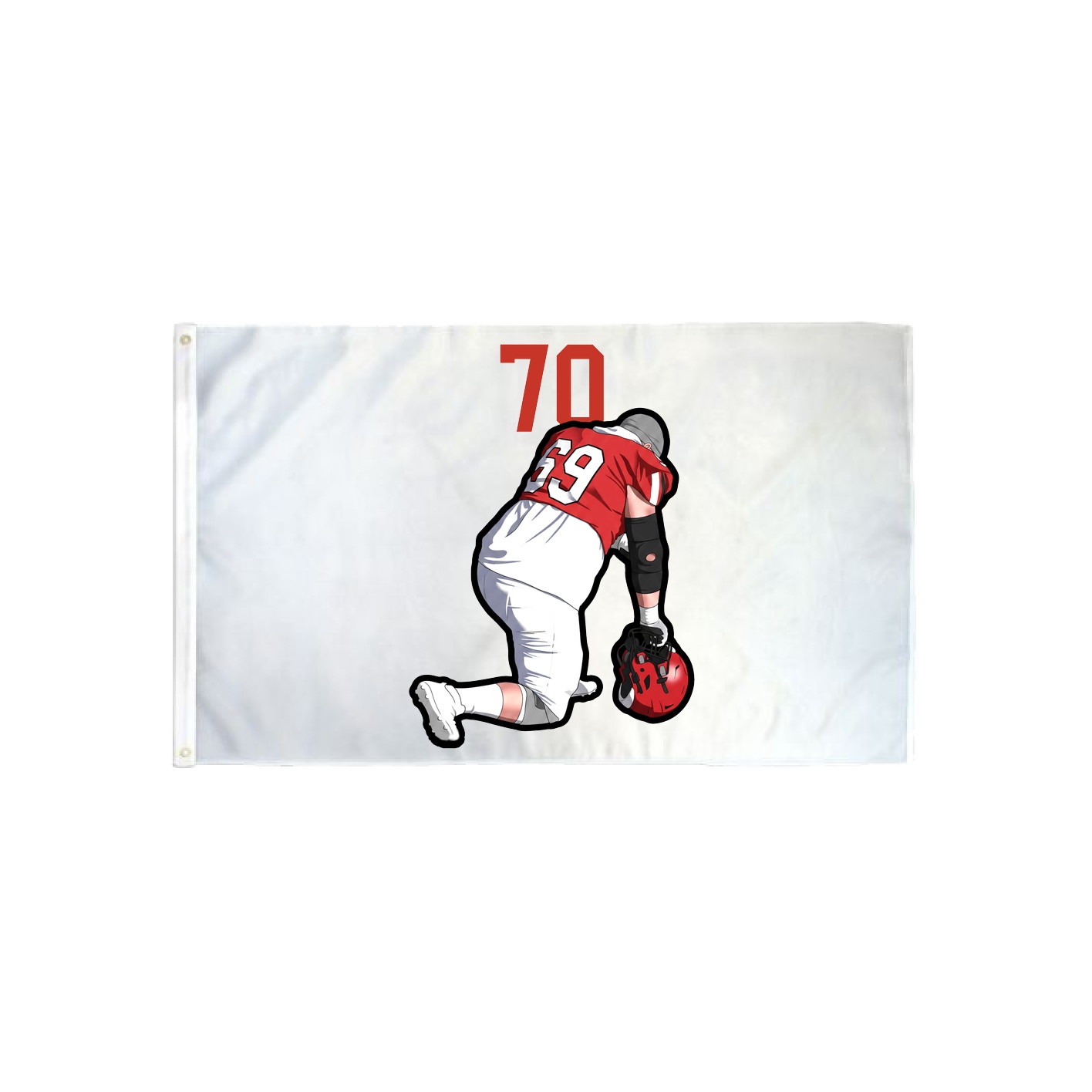 3x5 Flag — Number Top in Classic