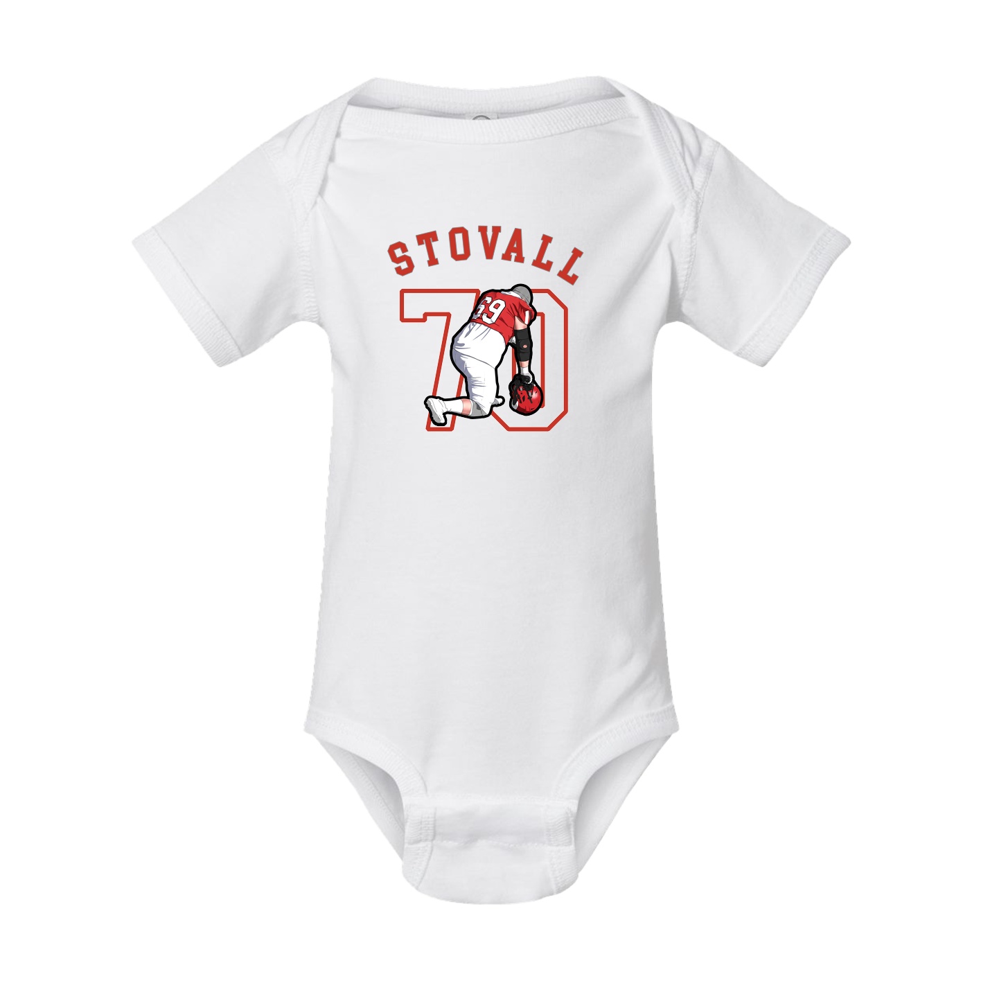 Baby Onesie — Shirsey Arch in White