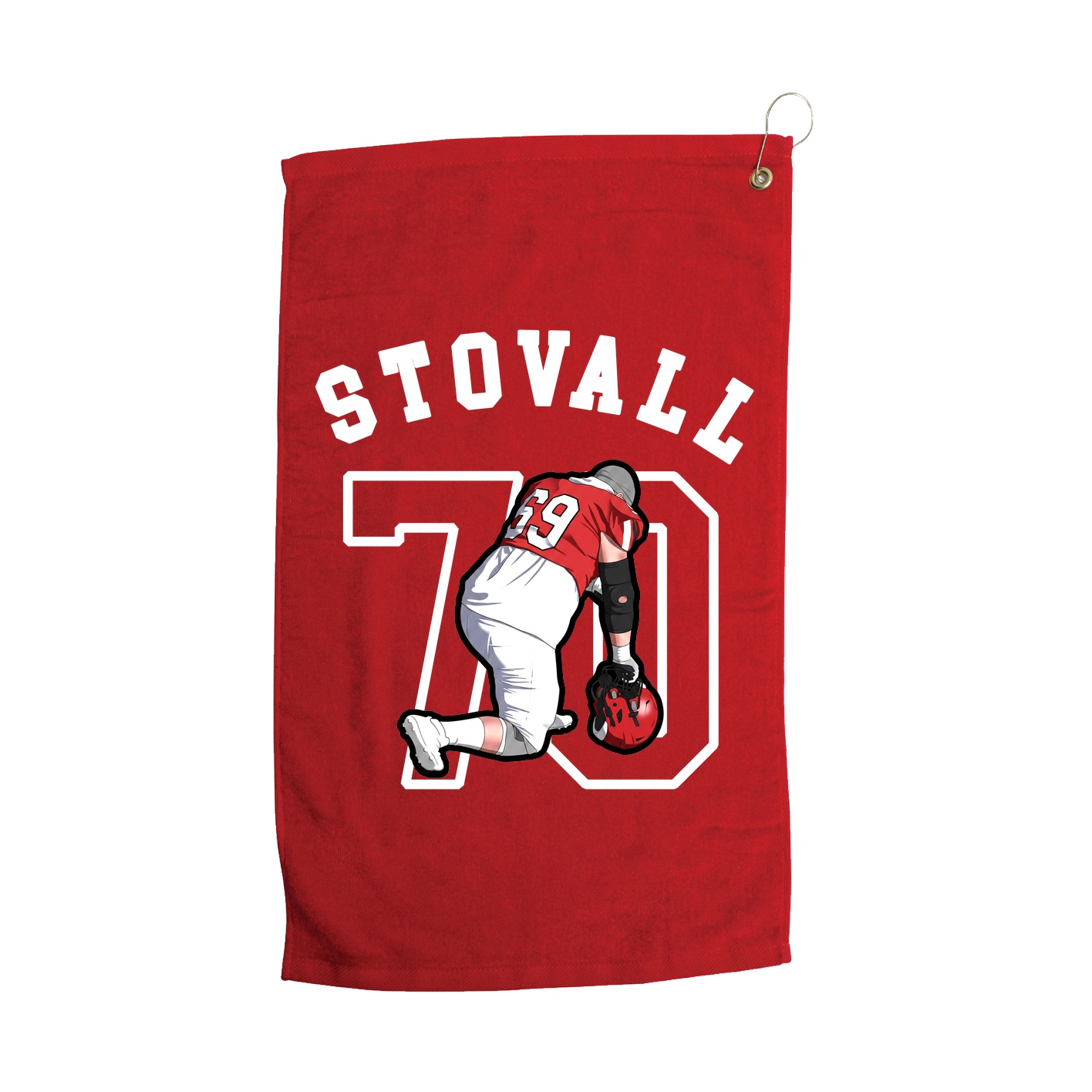 Golf Towel — Shirsey Arch in Red