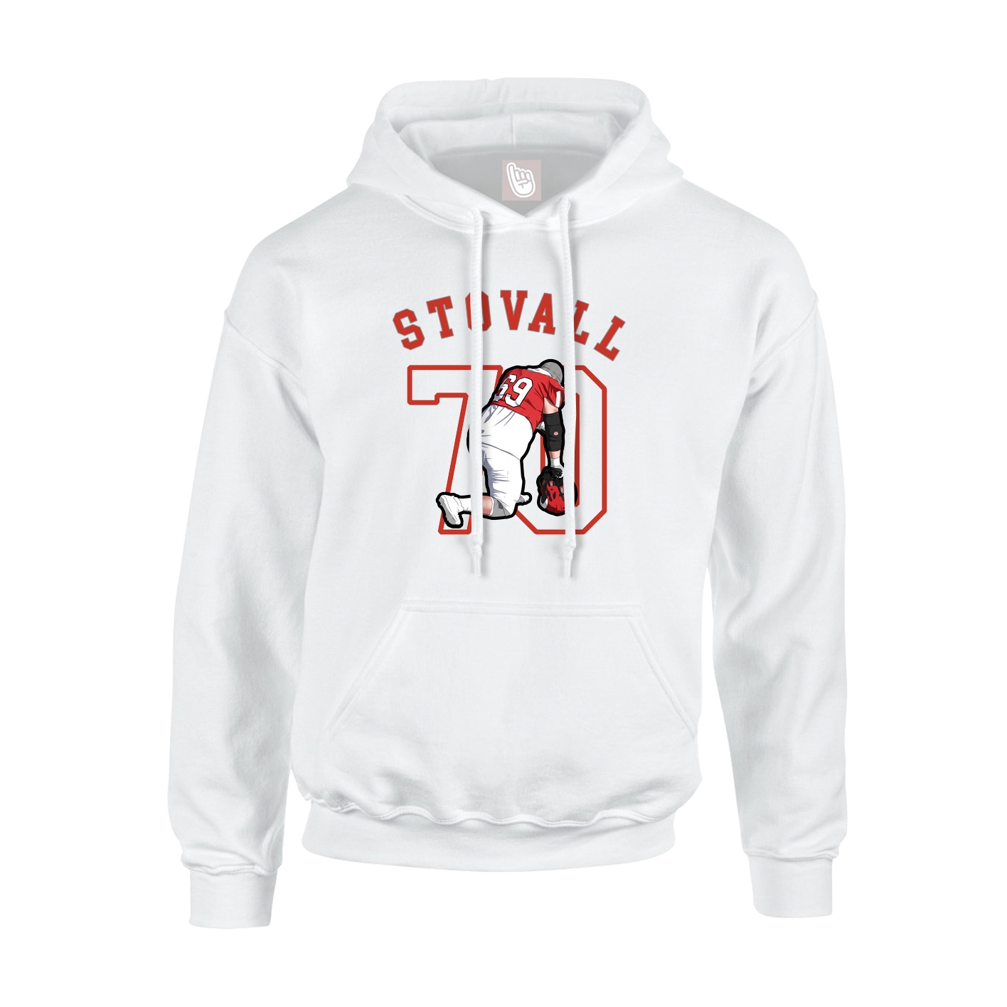 Hoodie — Shirsey Arch in White