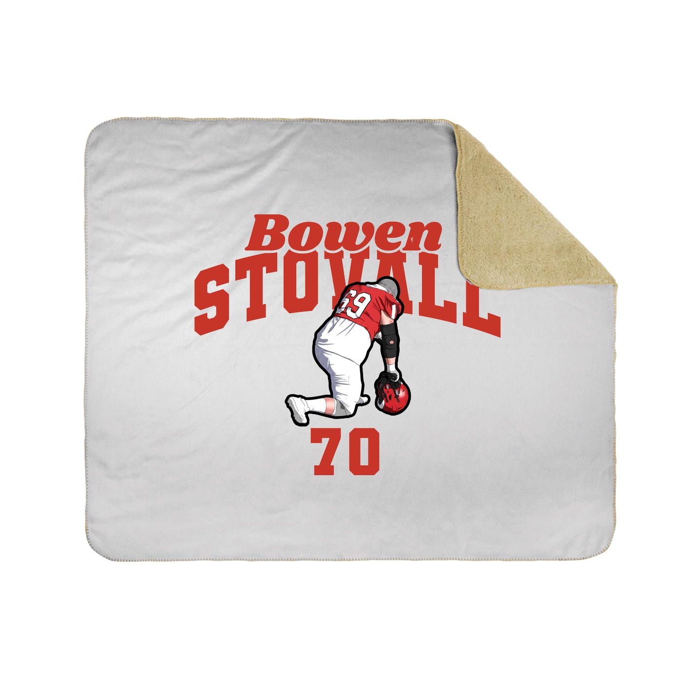 Throw Blanket — Signature Arch in White