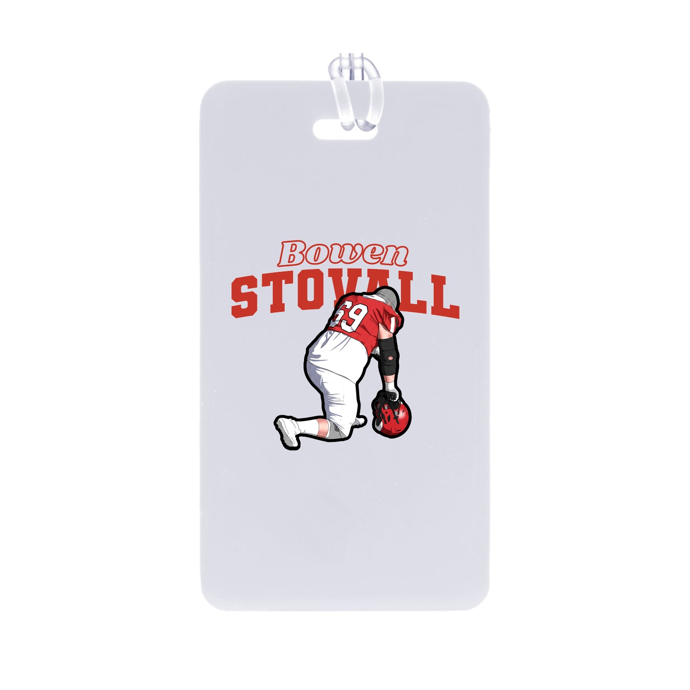 Bag Tag — Name Arch in Classic