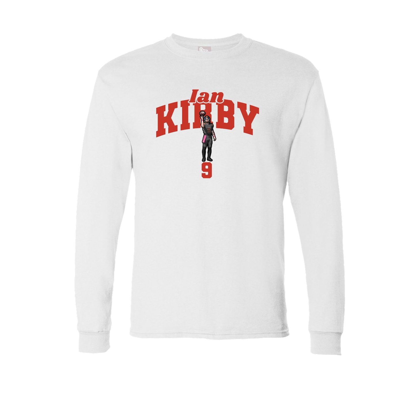 Long Sleeve Tee — Signature Arch in White