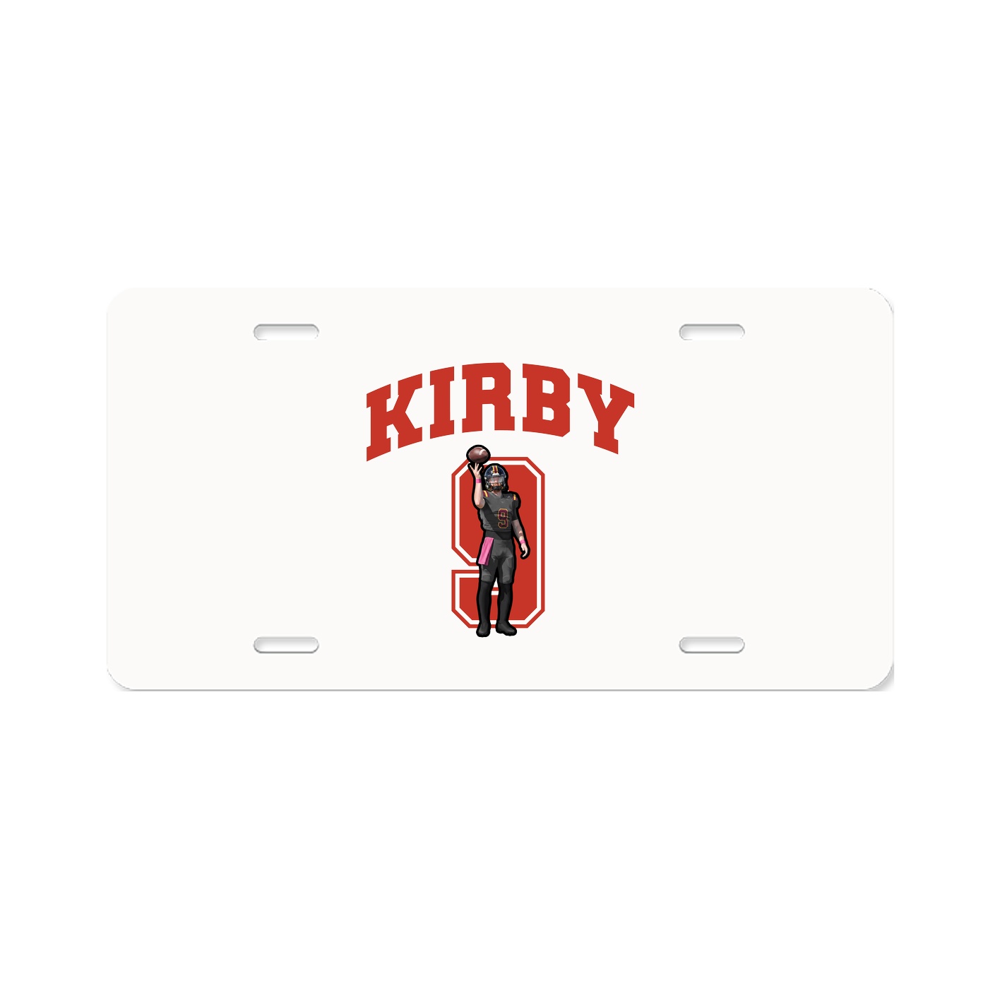 License Plate — Number in Classic