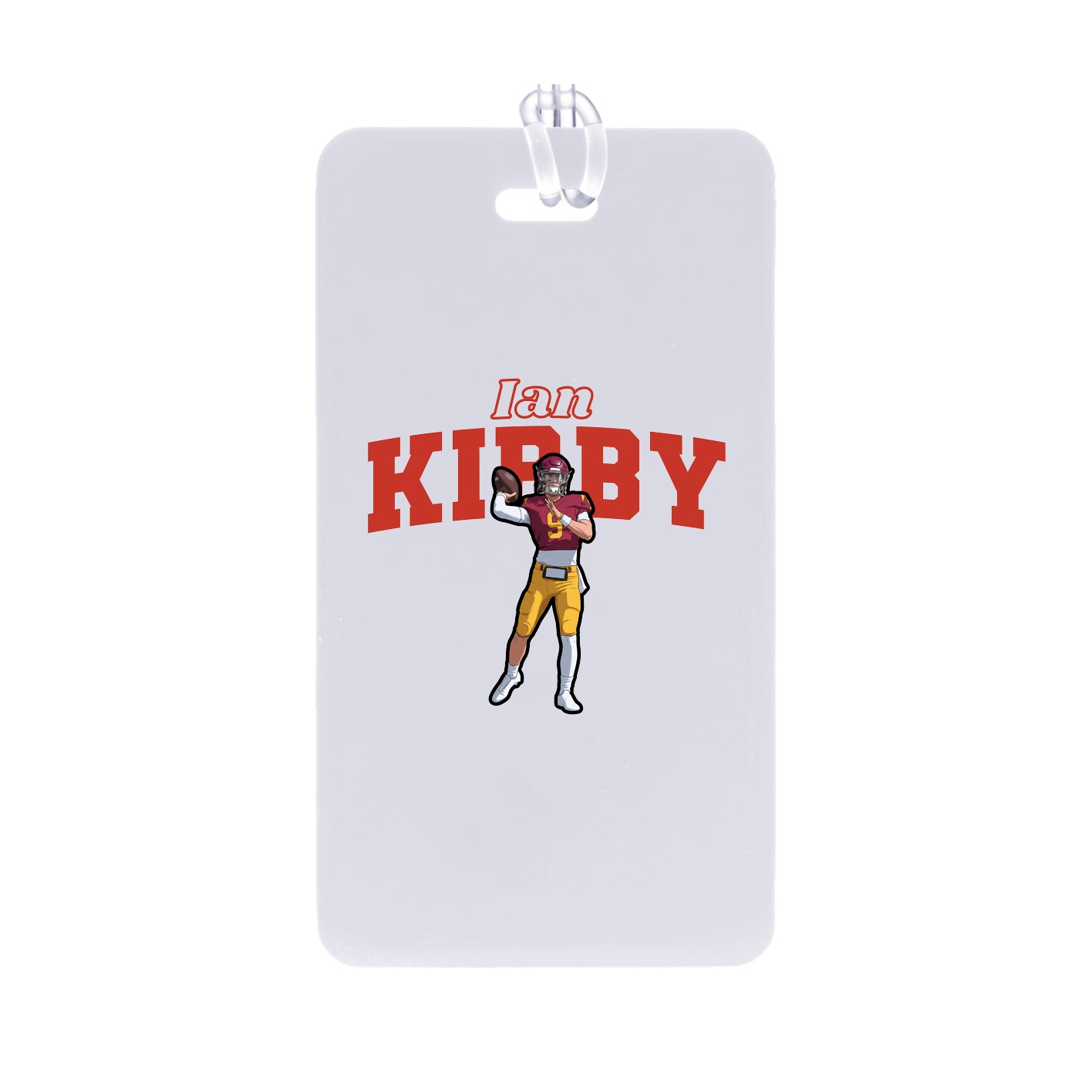 Bag Tag — Name Arch in Classic
