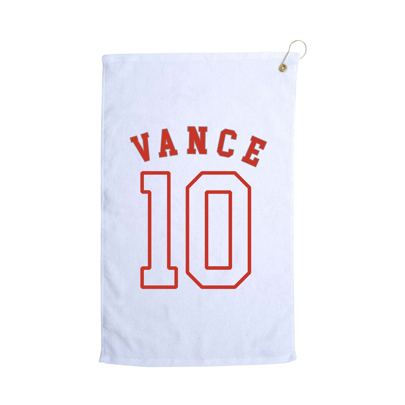 Golf Towel — Shirsey Arch in White