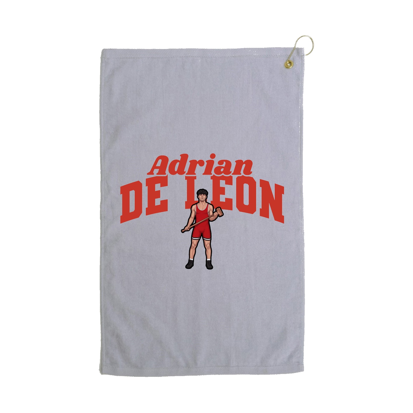 Golf Towel — Signature Arch in Grey