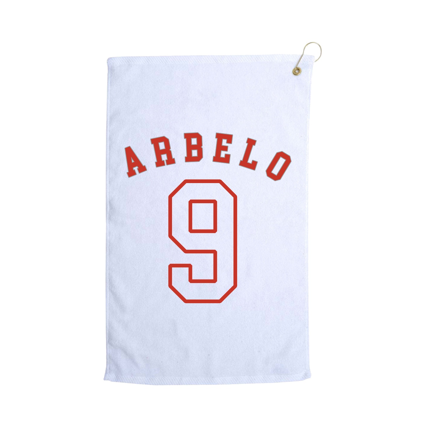 Golf Towel — Shirsey Arch in White
