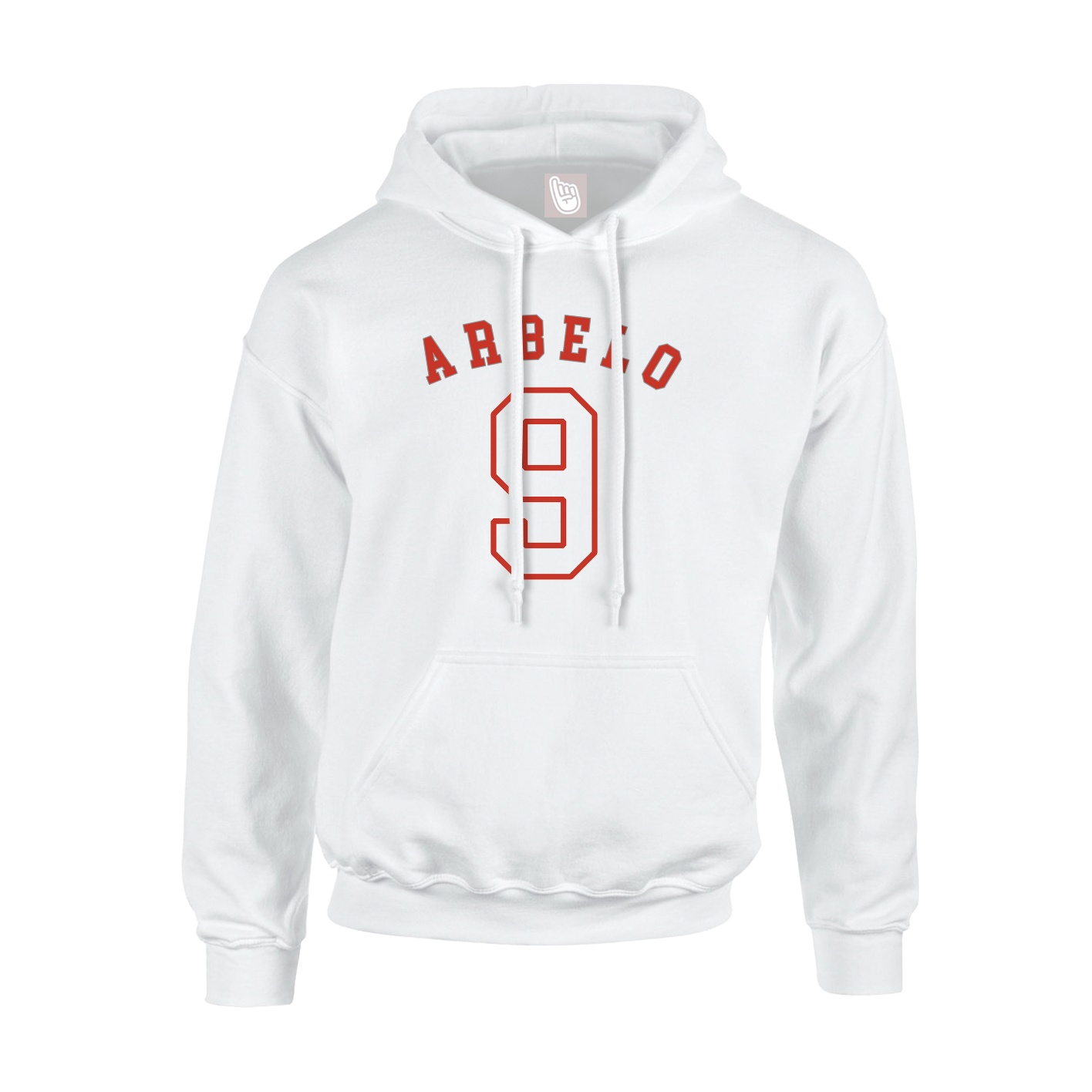 Hoodie — Shirsey Arch in White