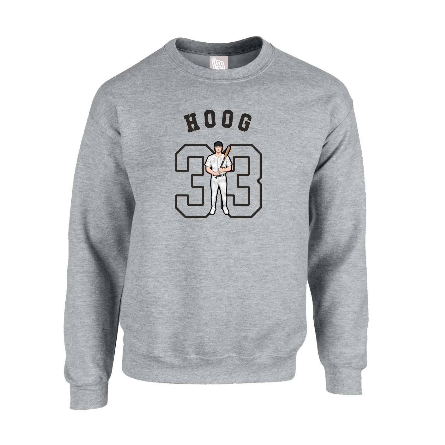 Fleece Crew — Shirsey Arch in Grey