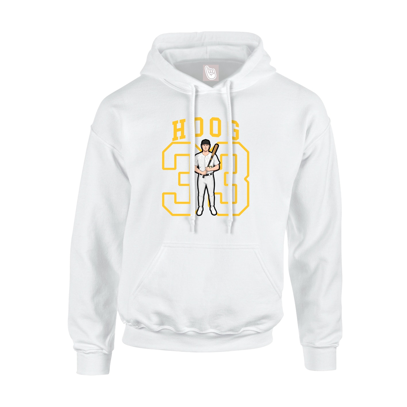 Hoodie — Shirsey in White
