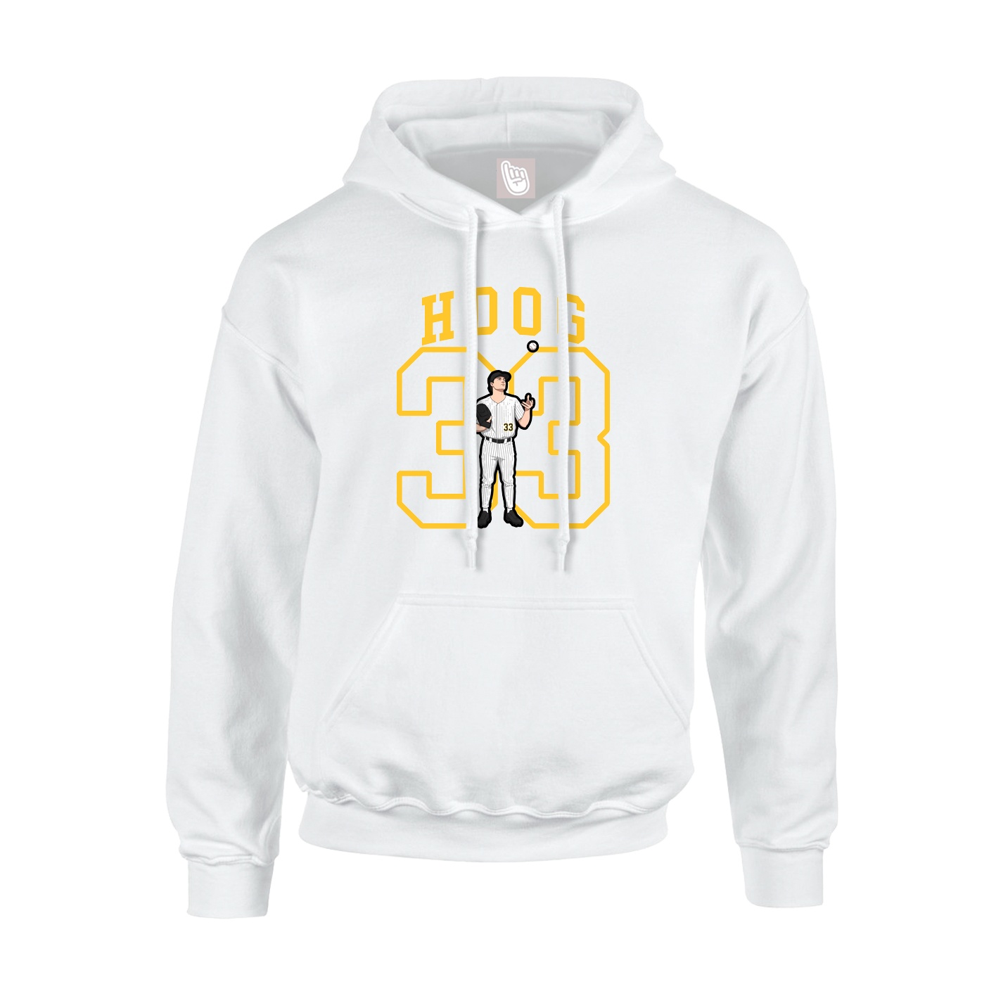 Hoodie — Shirsey in White