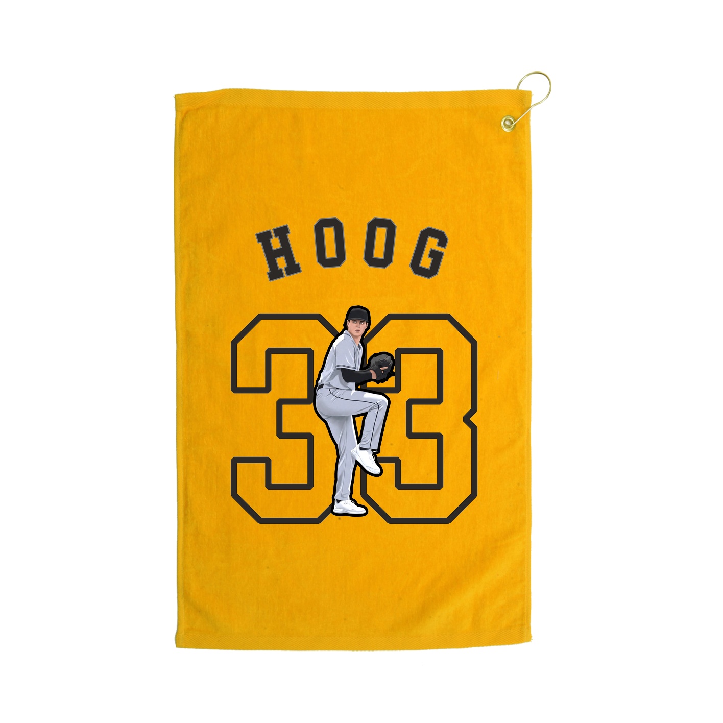 Golf Towel — Shirsey Arch in Gold