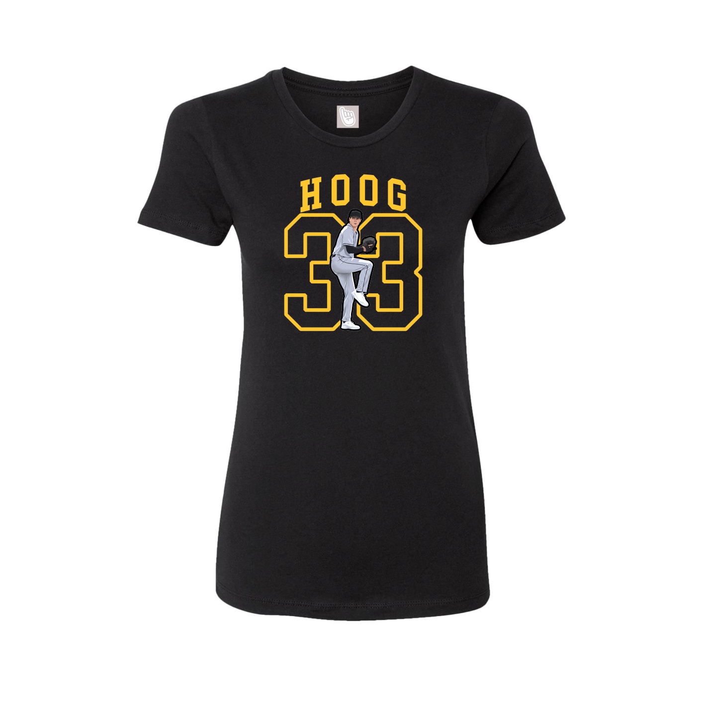 Fitted Women's Tee — Shirsey in Black