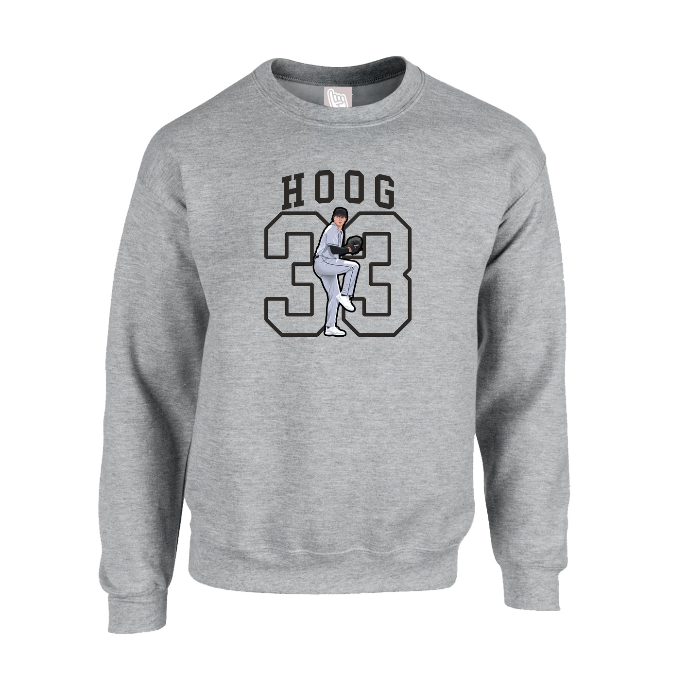 Fleece Crew — Shirsey in Grey