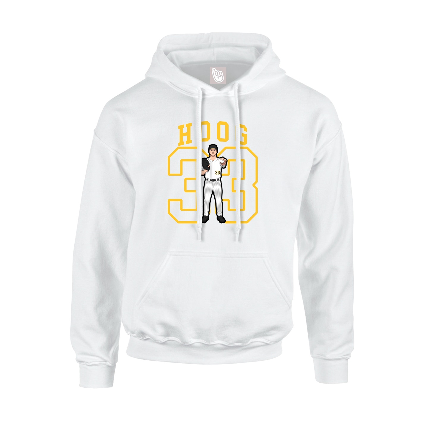 Youth Hoodie — Shirsey in White