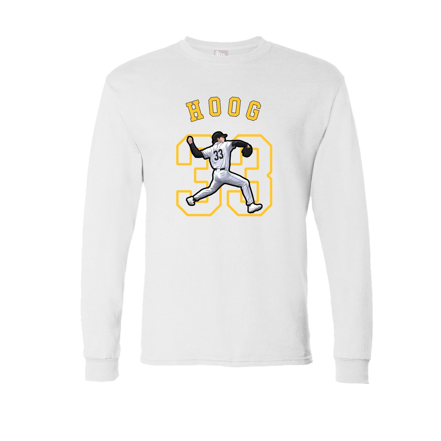 Long Sleeve Tee — Shirsey Arch in White