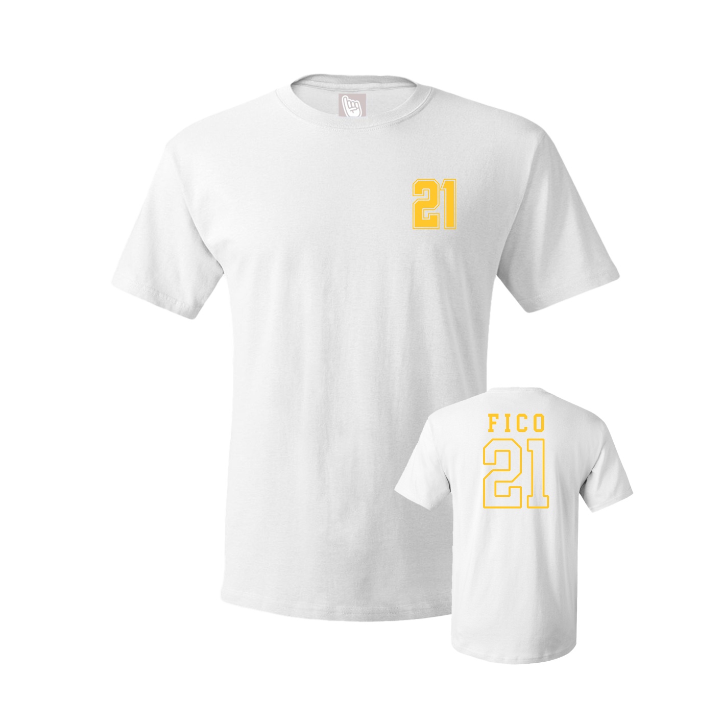 Tee — Chest Back in White