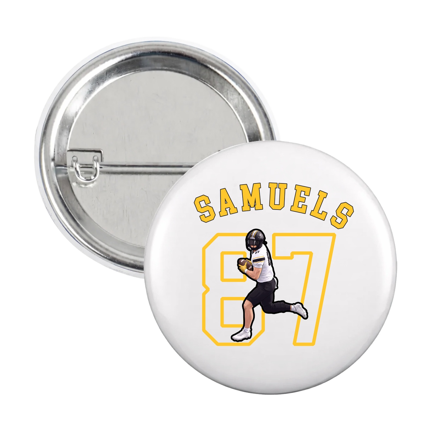 Game Day Button — Shirsey Arch in White