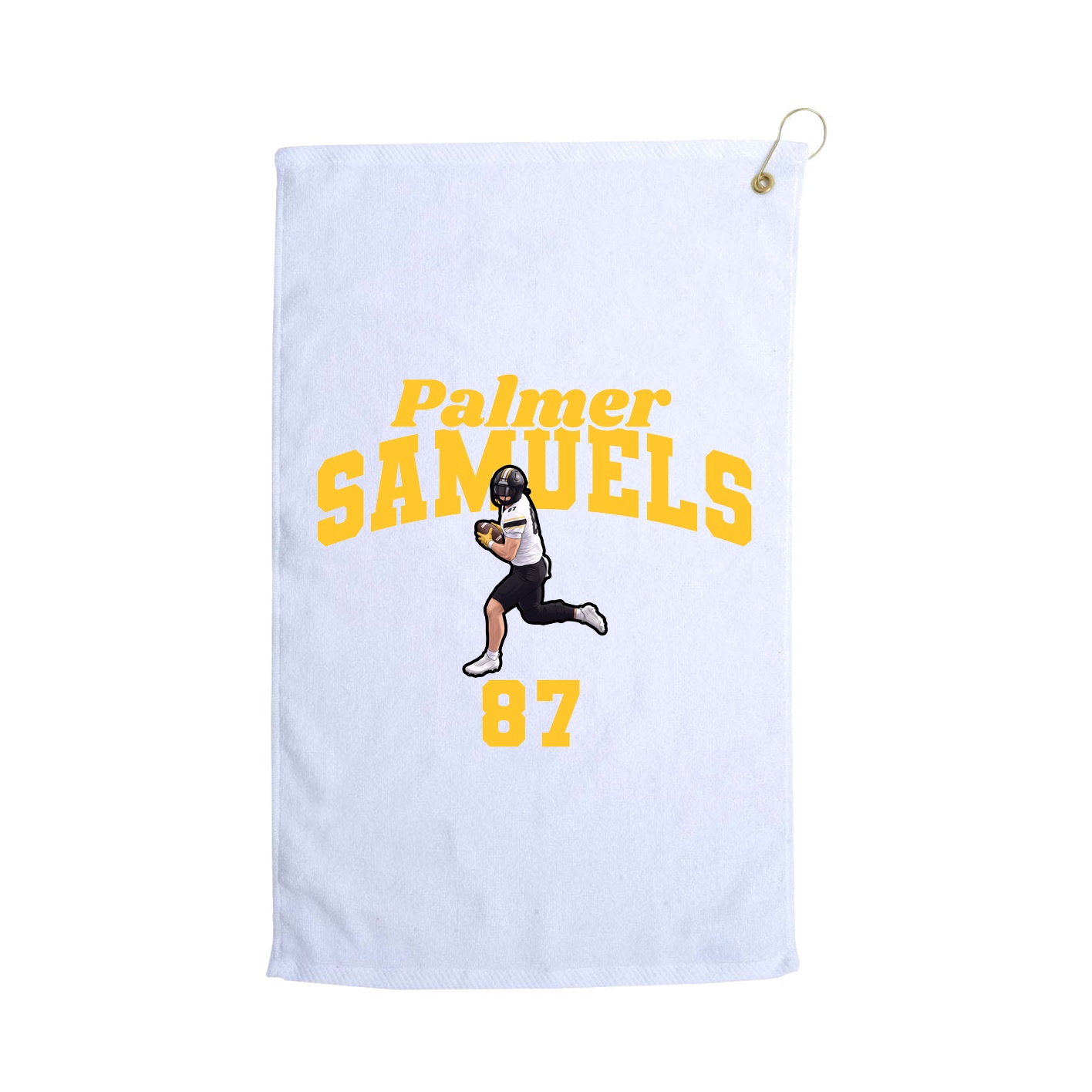 Golf Towel — Signature Arch in White