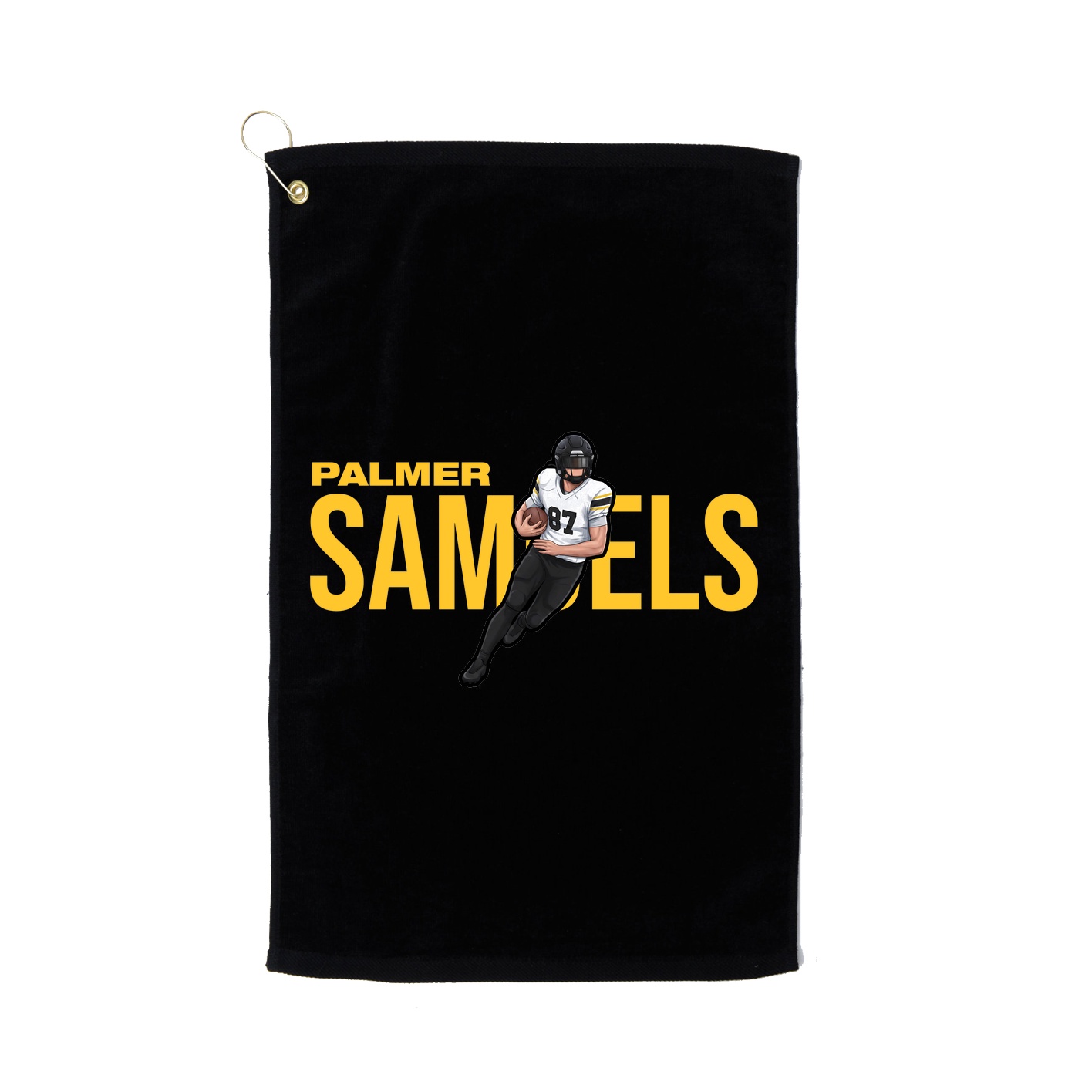 Golf Towel — Player Name in Black