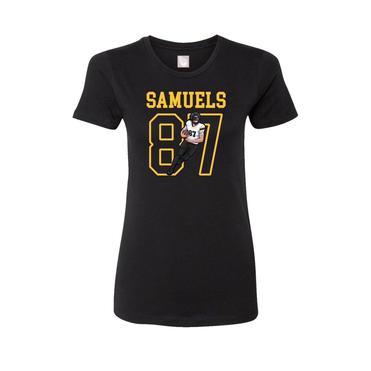 Fitted Women's Tee — Shirsey in Black
