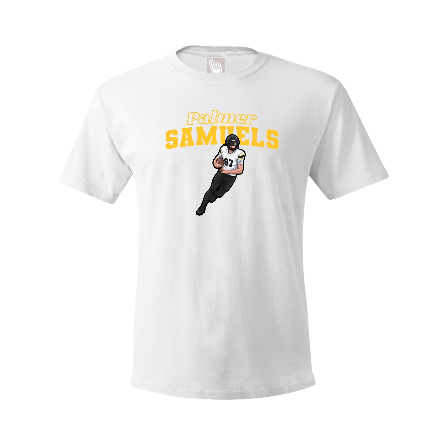 Tee — Name Arch in White
