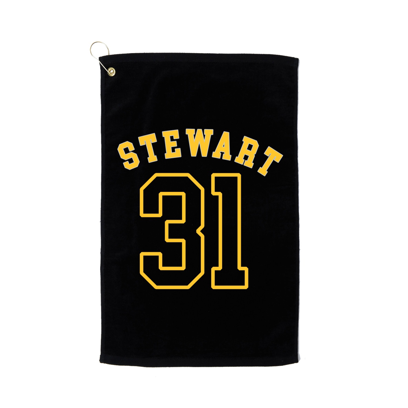 Golf Towel — Shirsey Arch in Black