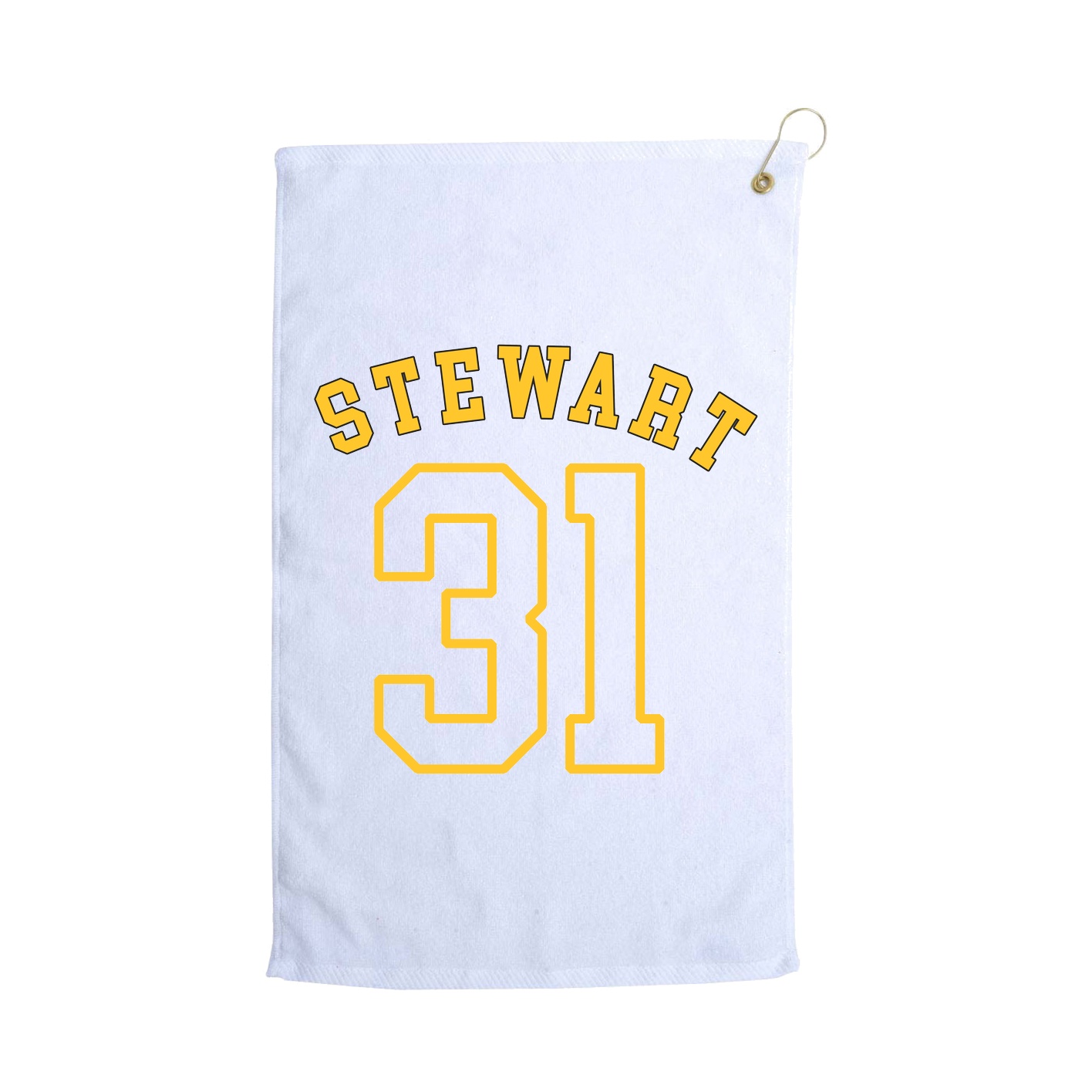 Golf Towel — Shirsey Arch in White