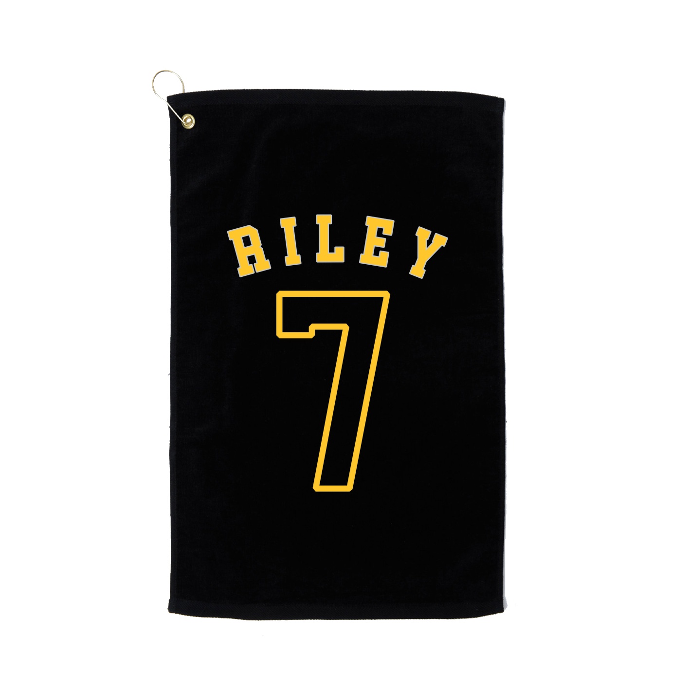 Golf Towel — Shirsey Arch in Black