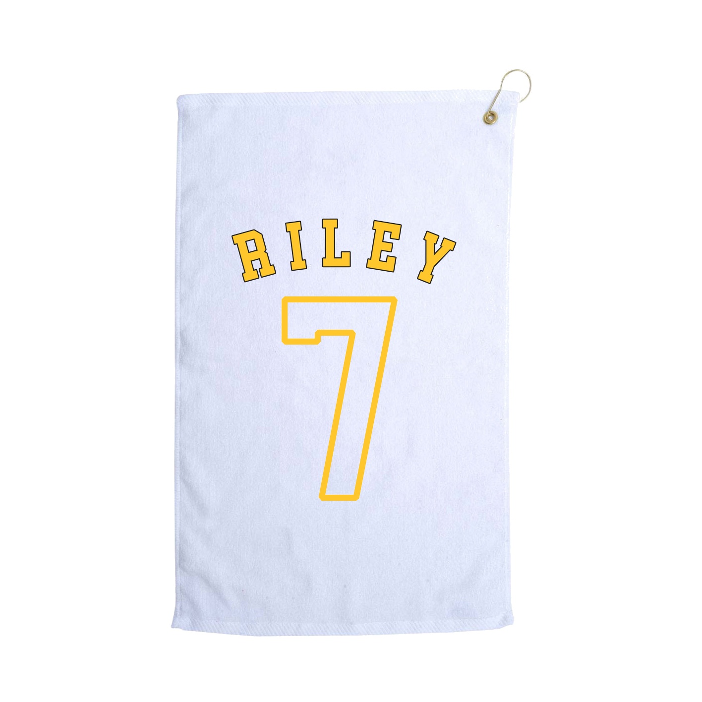 Golf Towel — Shirsey Arch in White
