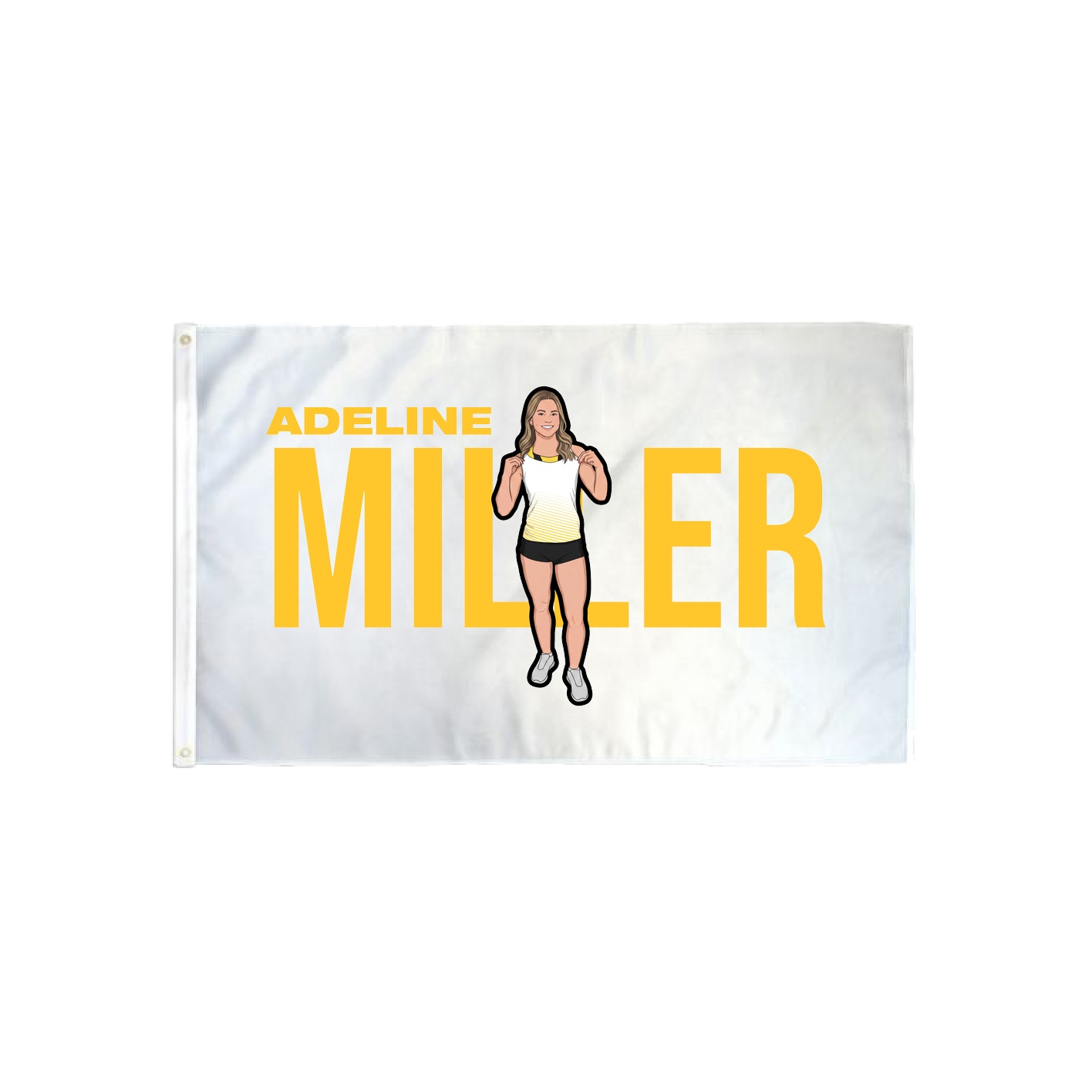 3x5 Flag — Player Name in Classic