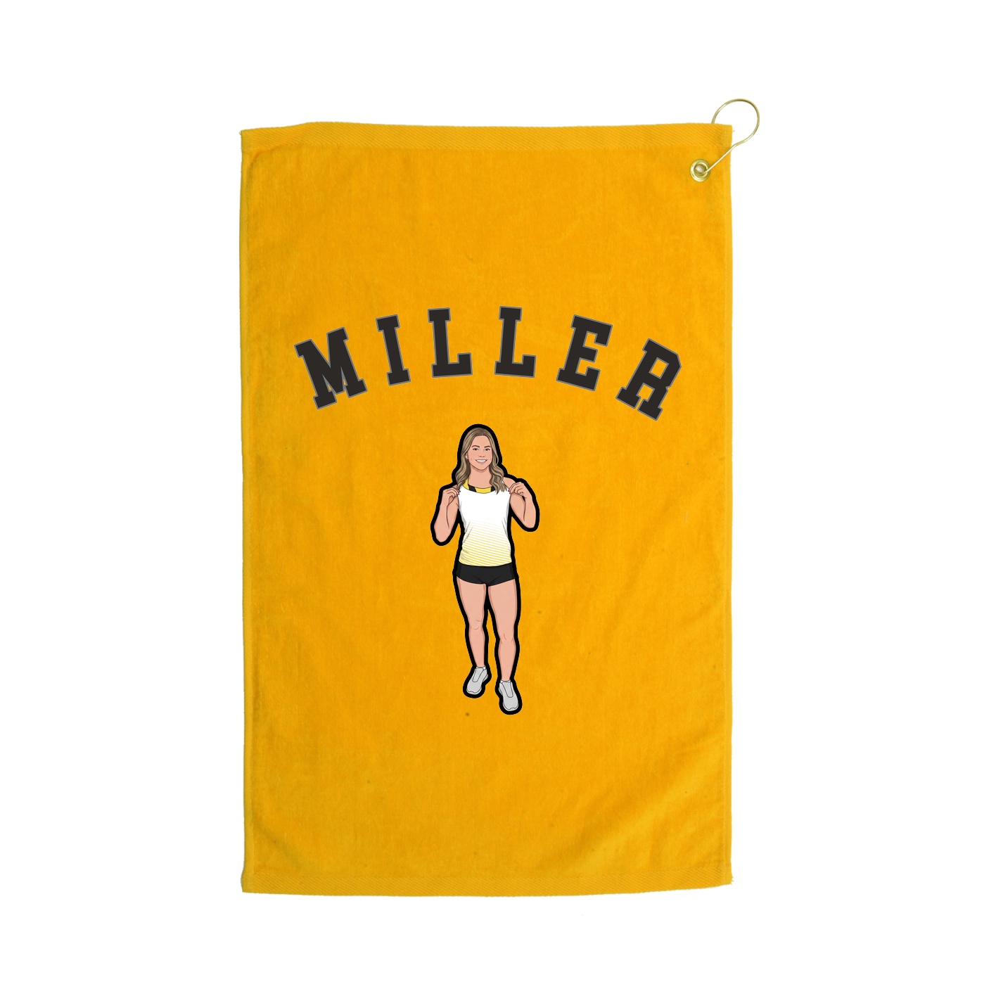 Golf Towel — Shirsey Arch in Gold