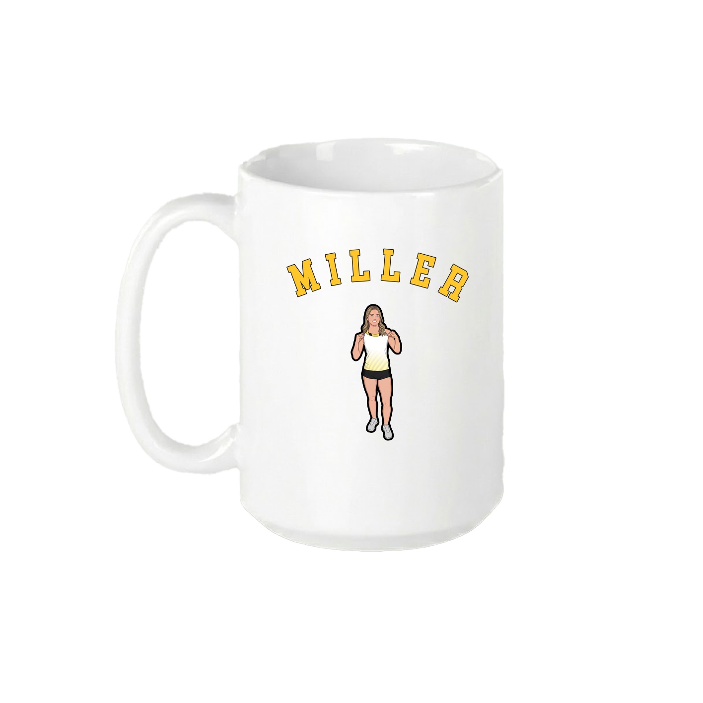 15oz Coffee Mug — Shirsey Arch in White
