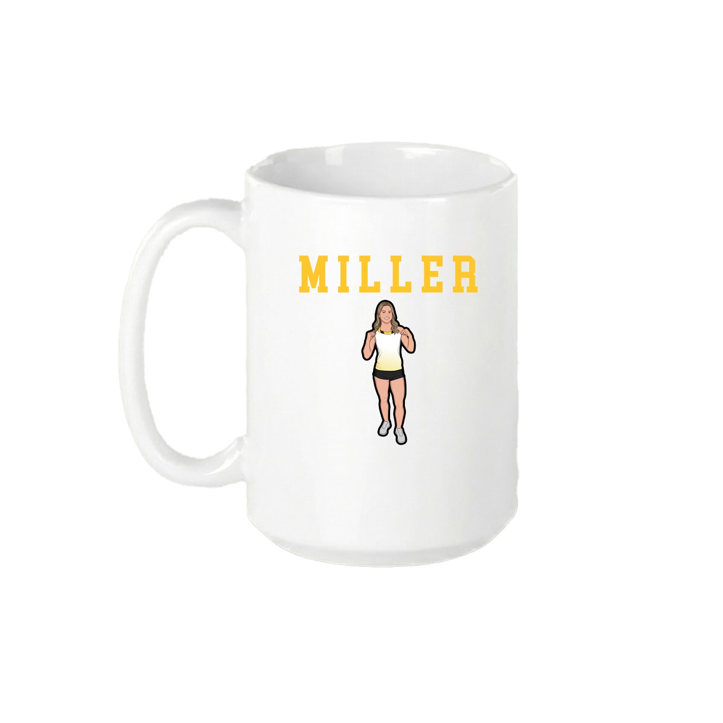 15oz Coffee Mug — Shirsey in White