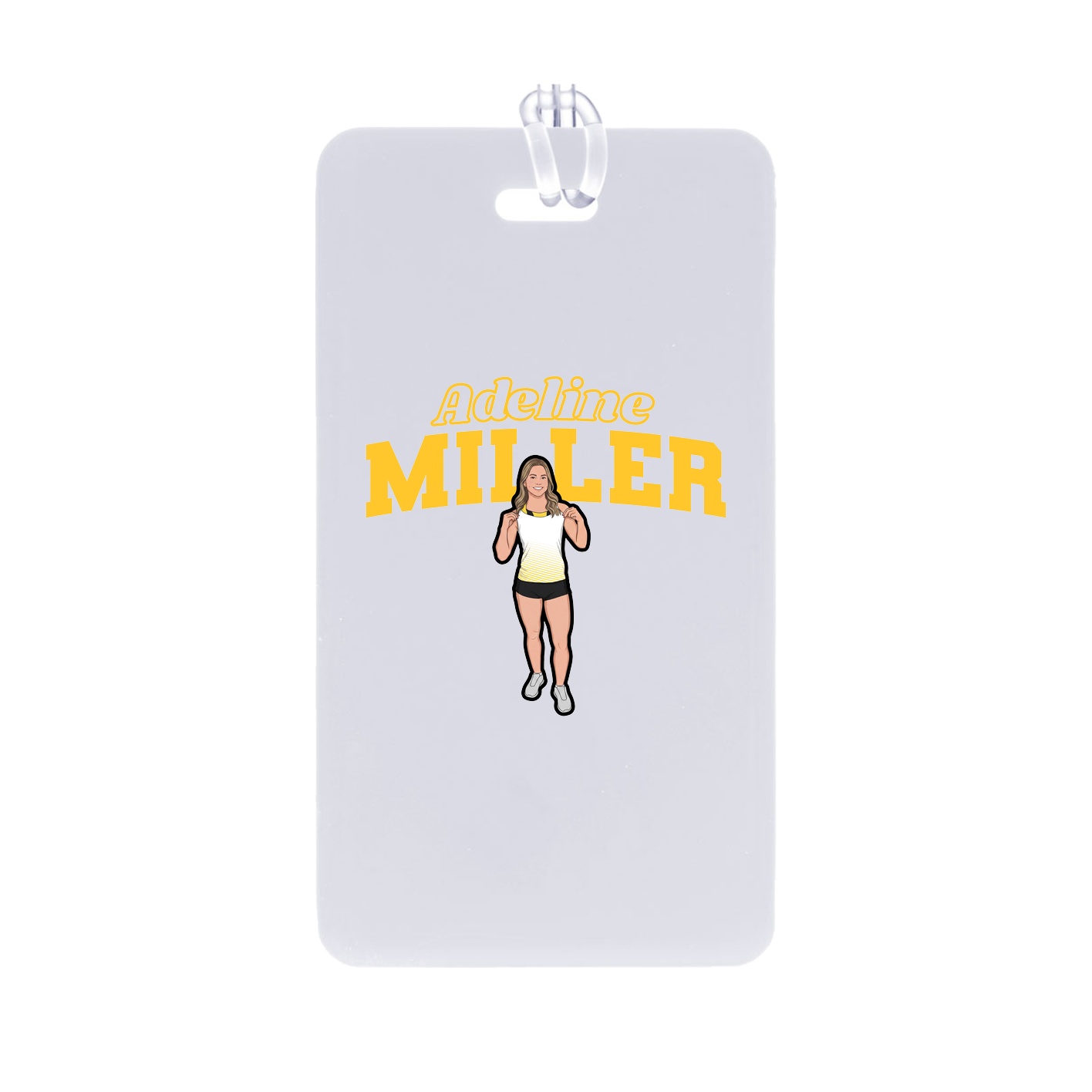 Bag Tag — Name Arch in Classic