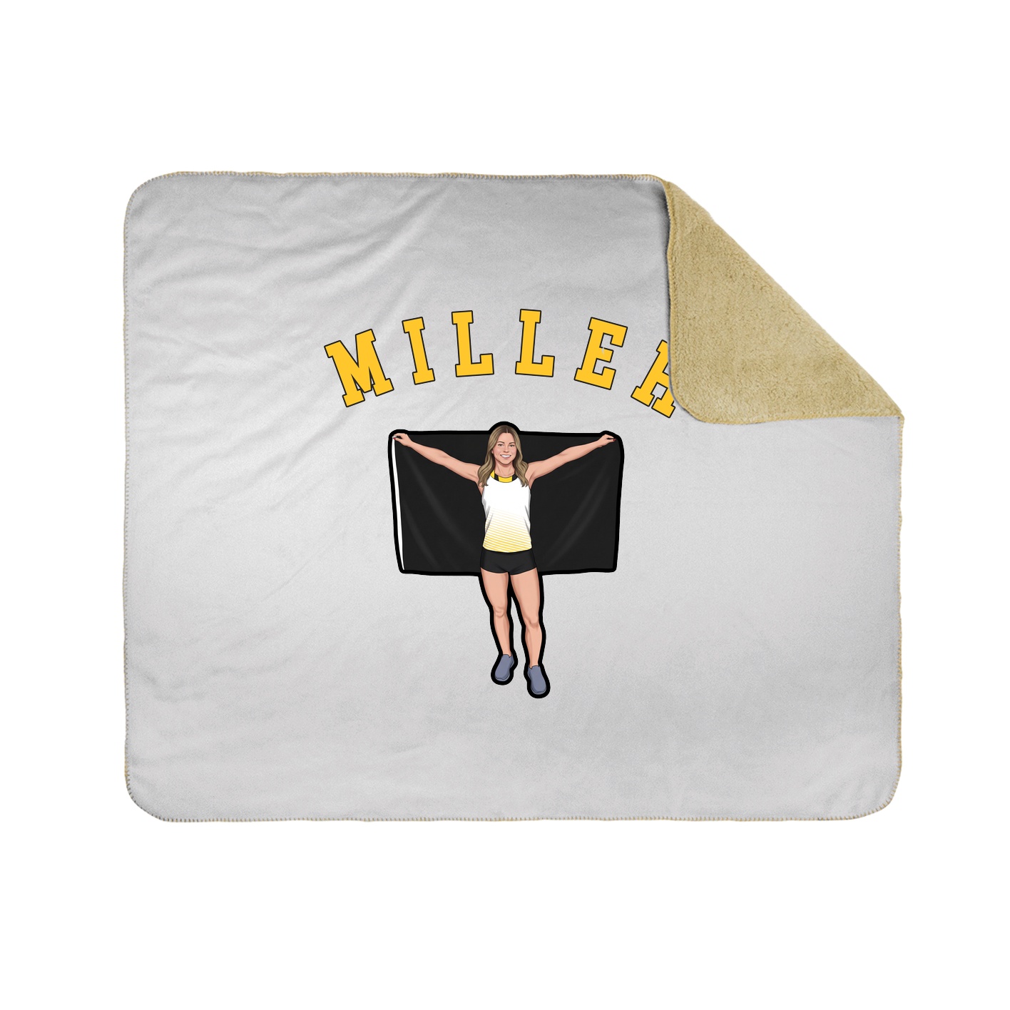 Throw Blanket — Shirsey Arch in White