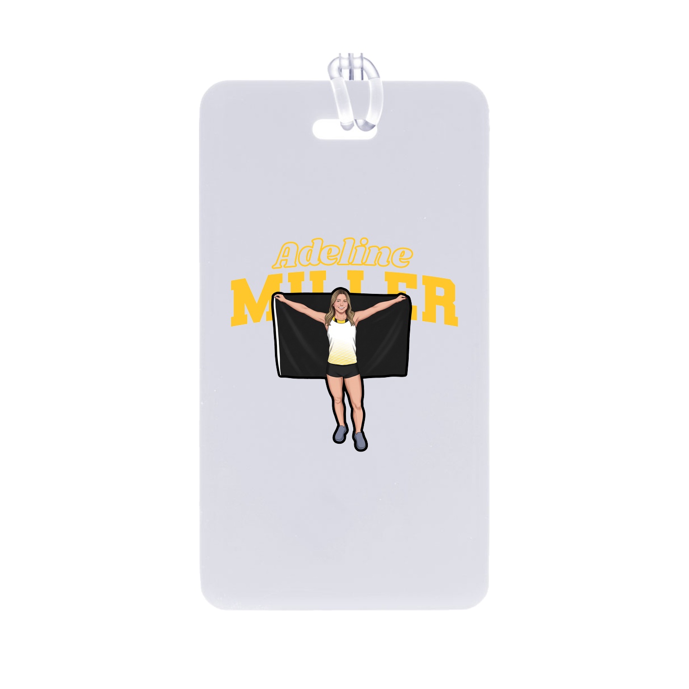 Bag Tag — Name Arch in Classic
