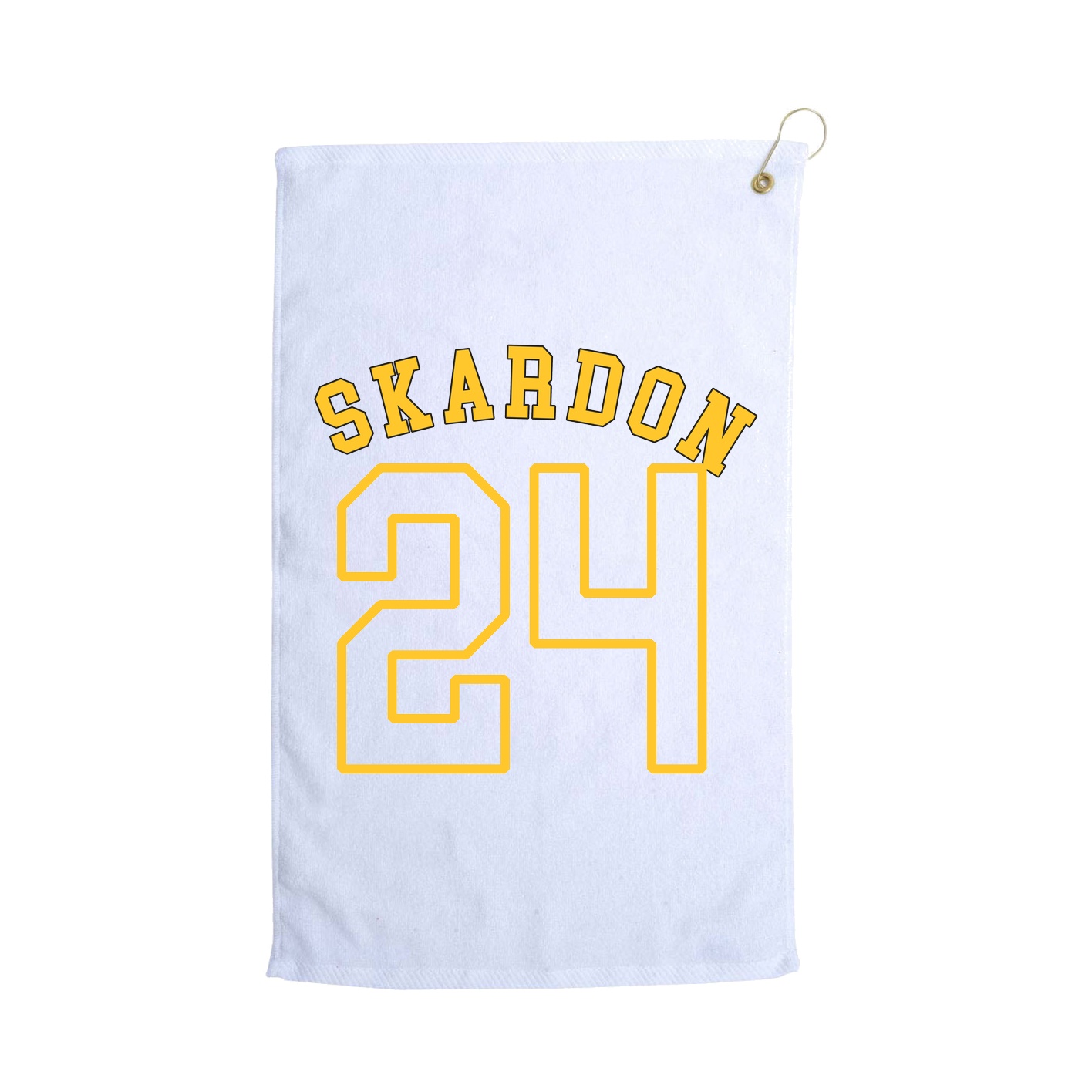 Golf Towel — Shirsey Arch in White