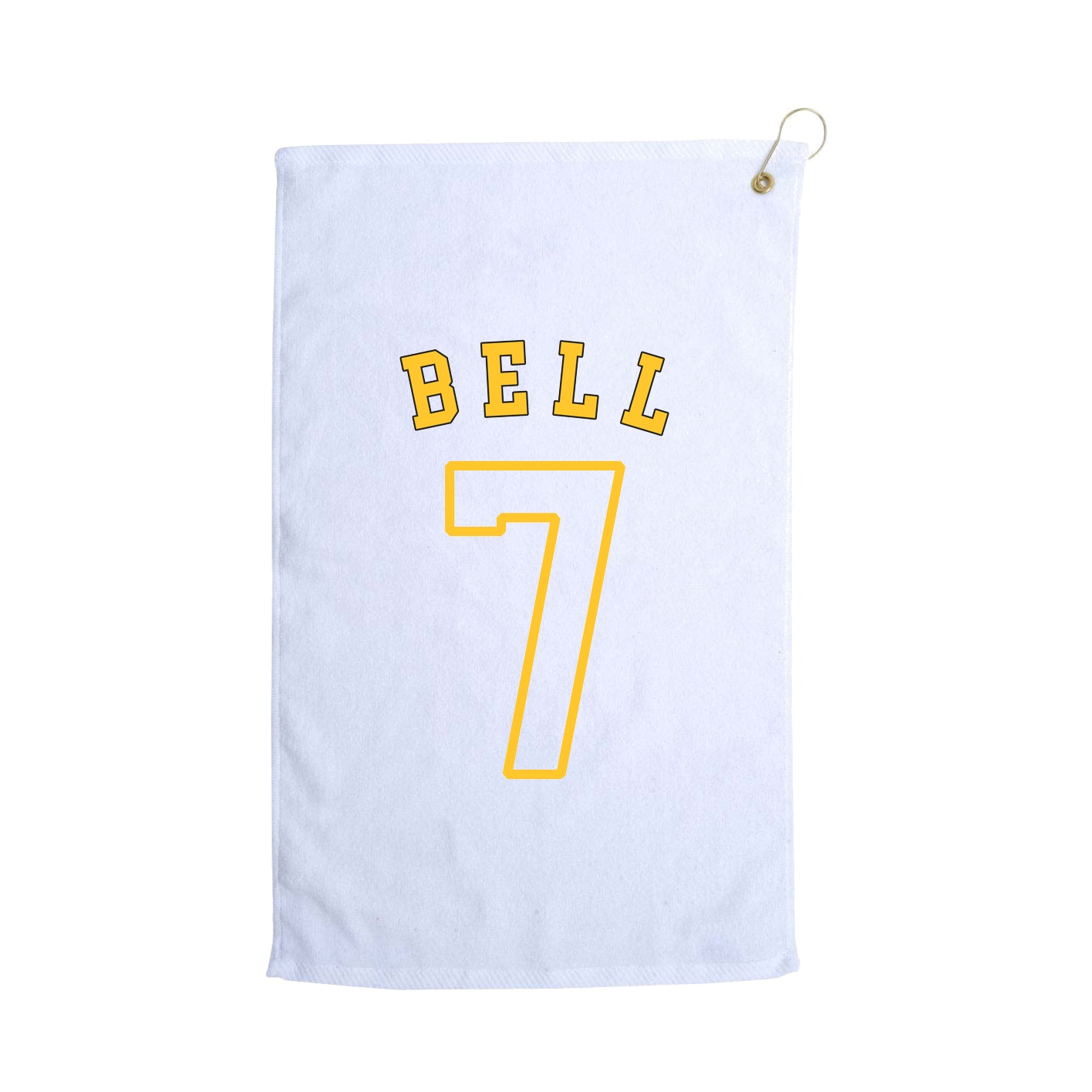 Golf Towel — Shirsey Arch in White