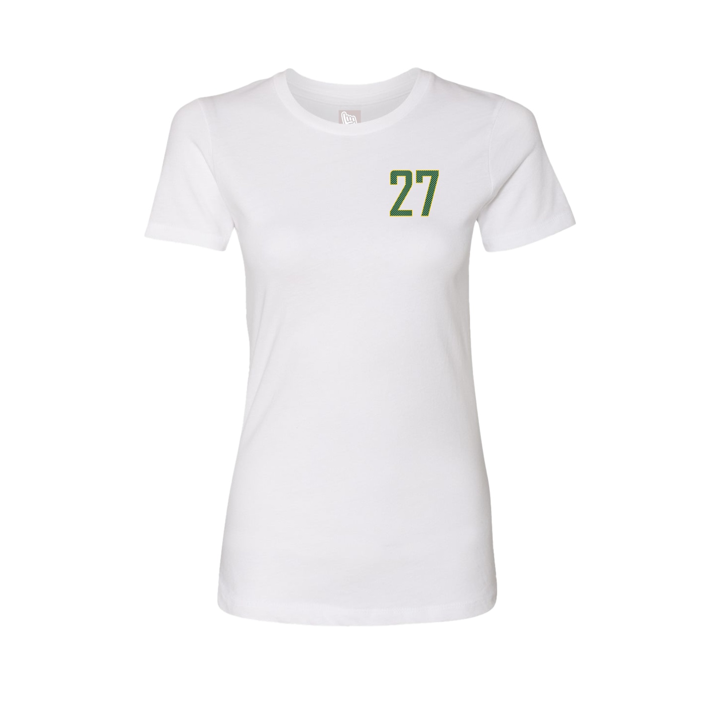 Fitted Women's Tee — Front Shirsy in White