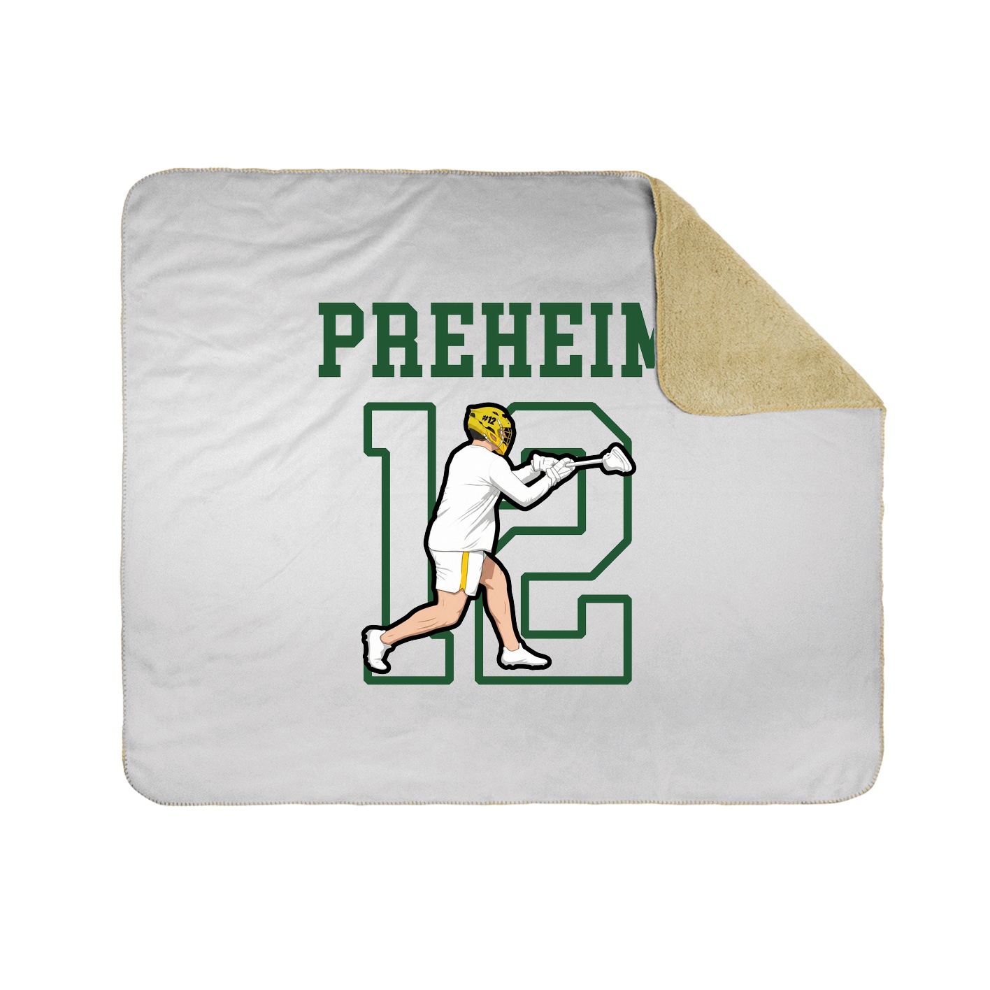 Throw Blanket — Shirsey in White