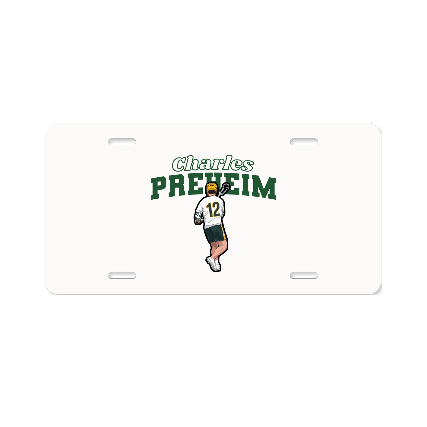 License Plate — Name Arch in Classic