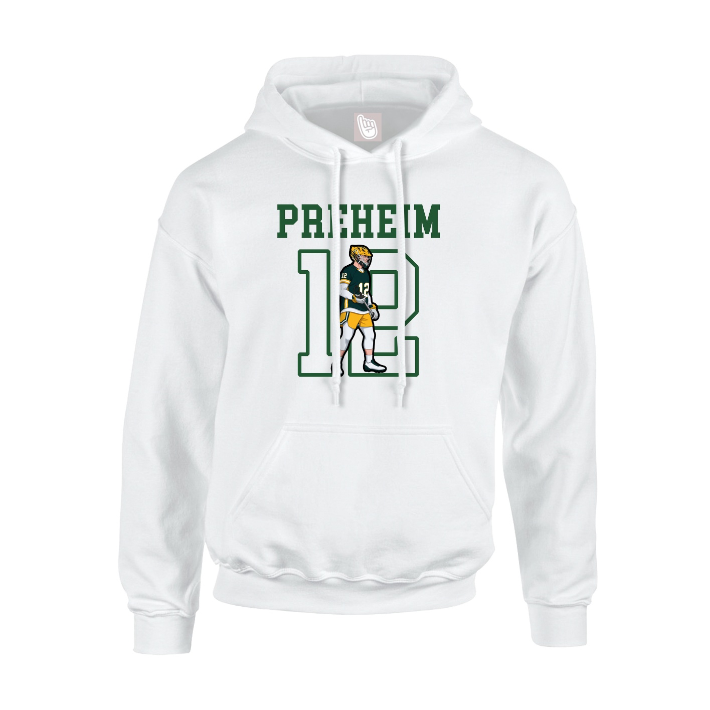 Hoodie — Shirsey in White