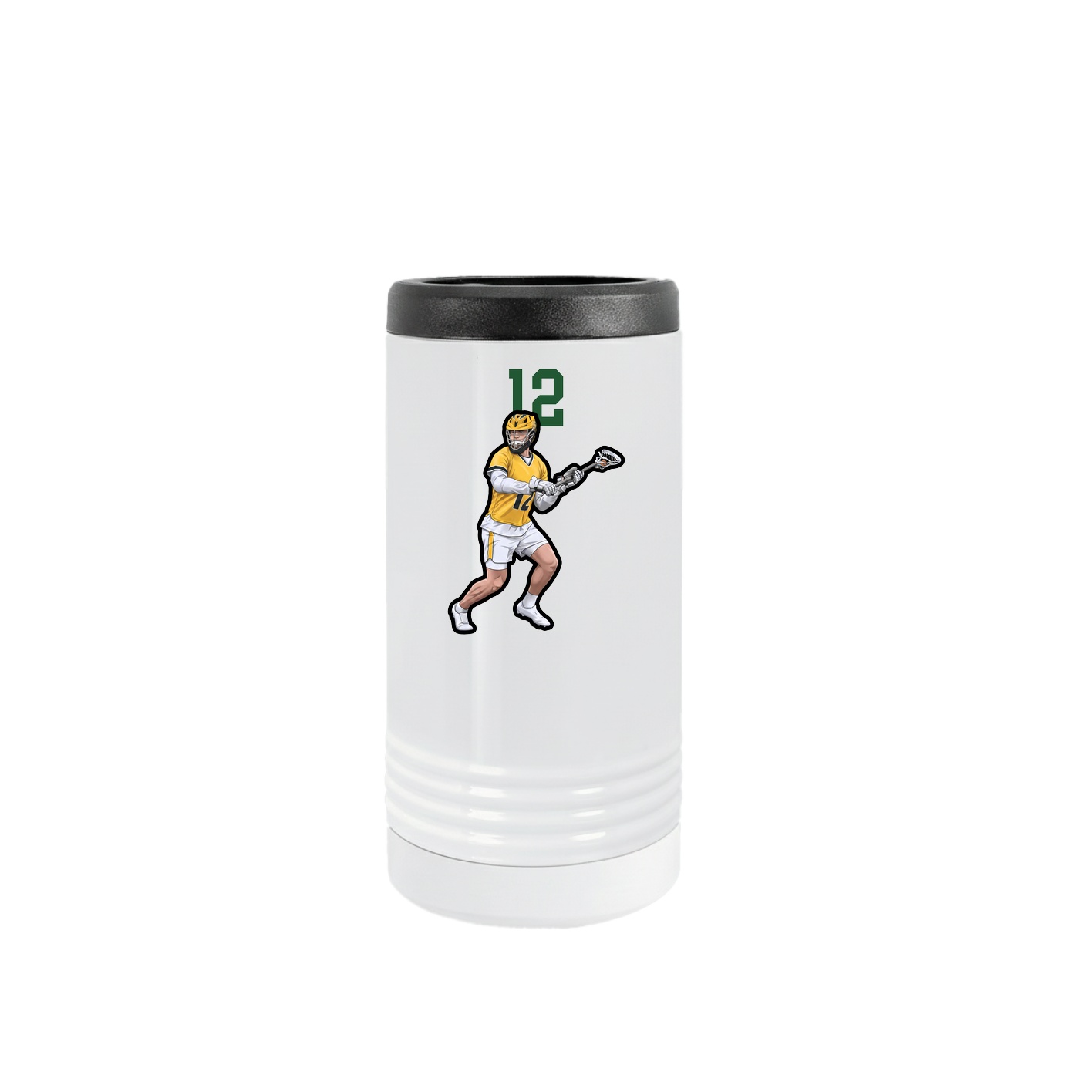 Slim Beverage Holder — Number Top in White