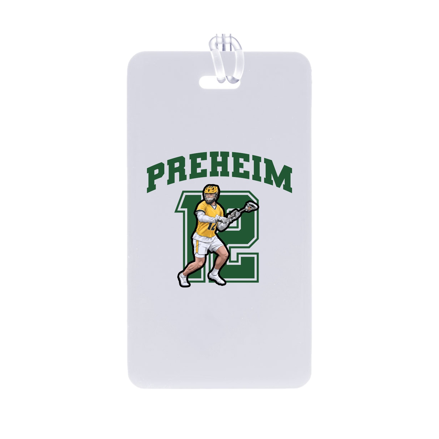 Bag Tag — Number in Classic