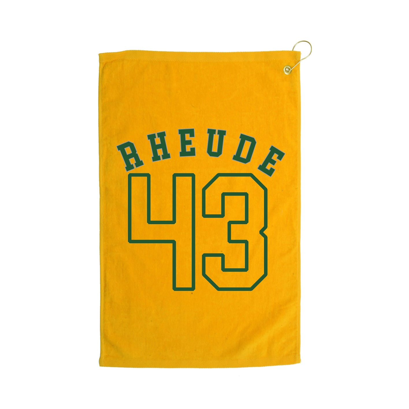 Golf Towel — Shirsey Arch in Gold