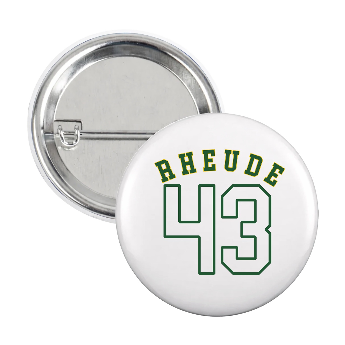 Game Day Button — Shirsey Arch in White