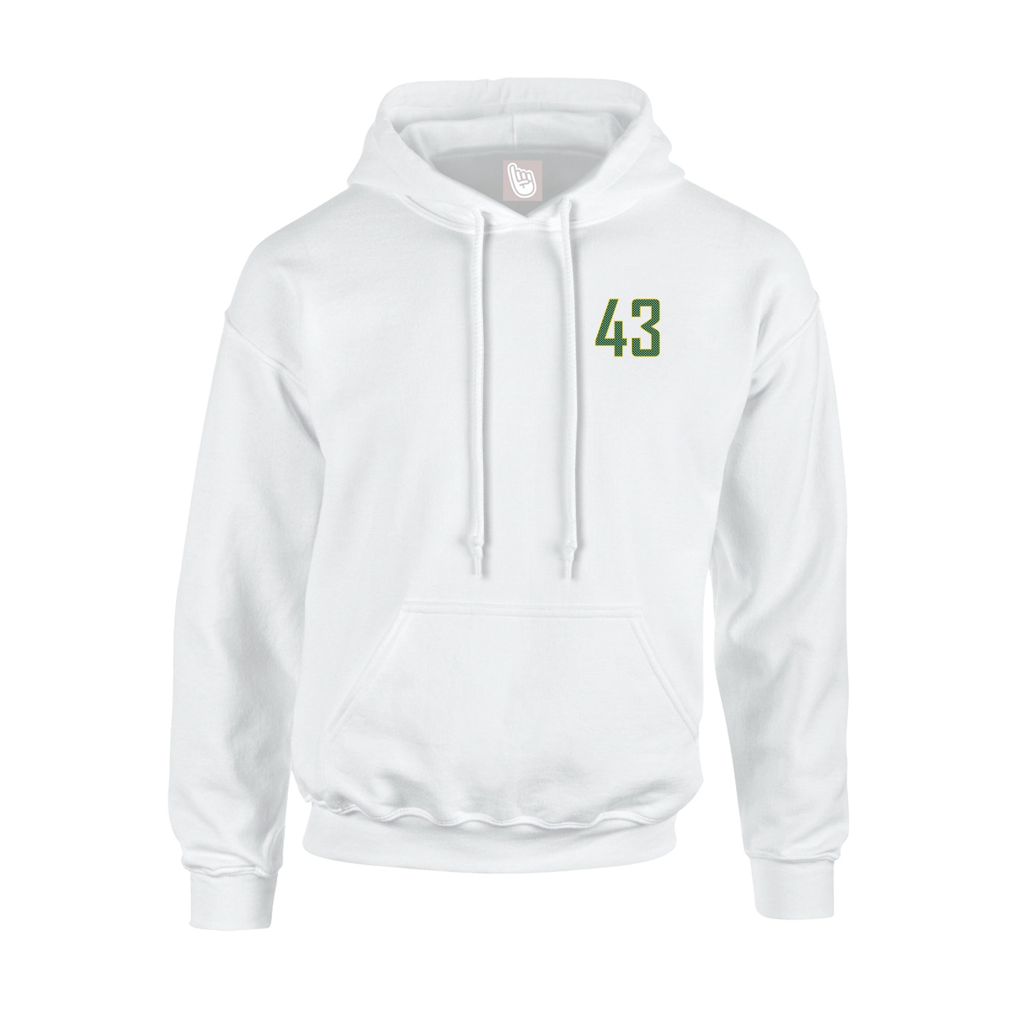 Hoodie — Front Shirsy in White