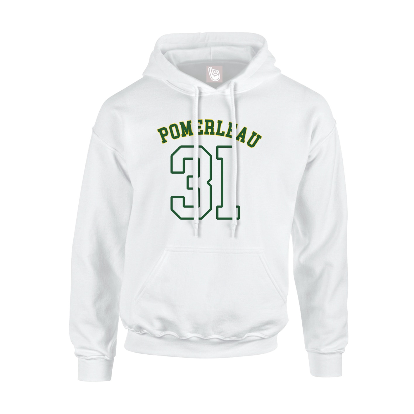 Hoodie — Shirsey Arch in White